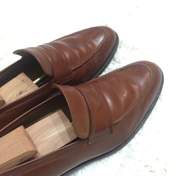 Johnston & Murphy Sheep Skin Leather Loafers - Picture 2 of 8